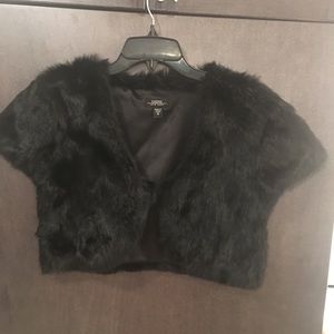 Genuine Rabbit Fur Shrug